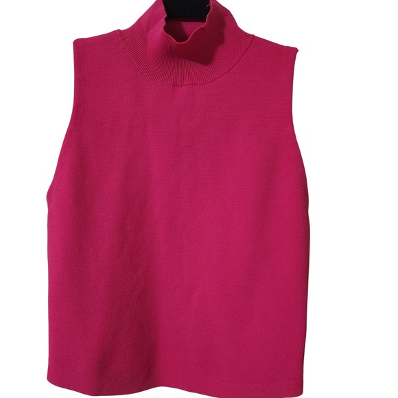 House of Harlow 1960 Tops - House of Harlow 1960 hot pink mockneck sweater tank Womens size small